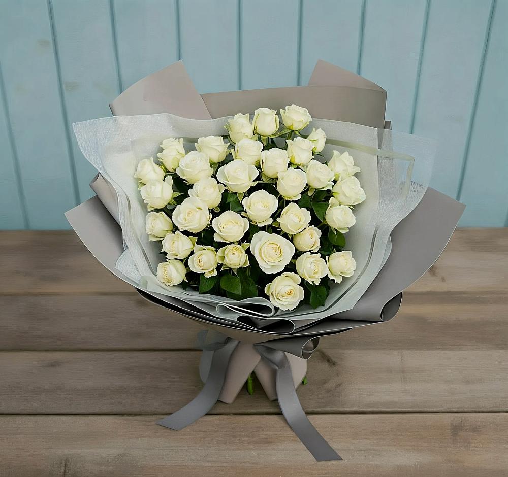 Букет Белоснежная нежность в Заполярном Республики Коми
