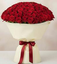Букет 101 Красная роза Милано в Заполярном Республики Коми
