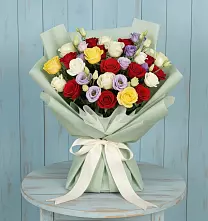 Букет цветов из:  Розы в Заполярном Республики Коми
