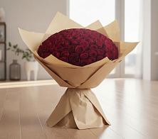 Букет 101 Красная роза в Заполярном Республики Коми