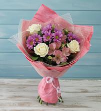 Букет цветов из:  Герберы в Заполярном Республики Коми