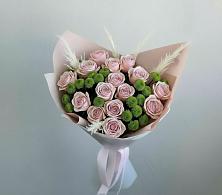 Букет цветов из:  Розы и Хризантемы в Заполярном Республики Коми