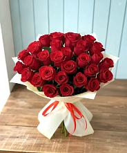 Букет 29 Красных роз в Заполярном Республики Коми