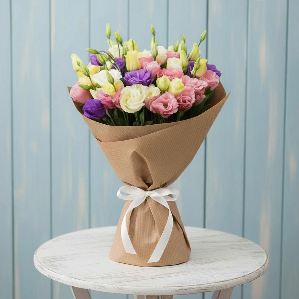 Букет цветов из: Лизиантусы в Заполярном Республики Коми