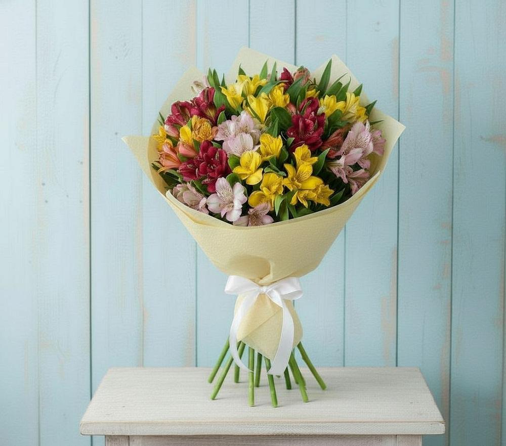 Букет цветов из: Альстромерии в Заполярном Республики Коми