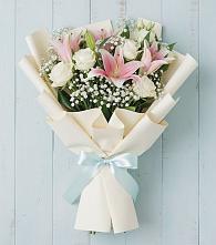 Букет цветов из:  Лилии в Заполярном Республики Коми