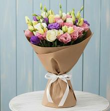 Букет цветов из:  Лизиантусы в Заполярном Республики Коми