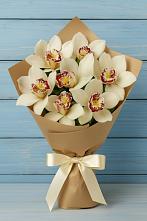 Букет цветов из:  Орхидеи и Розы в Заполярном Республики Коми