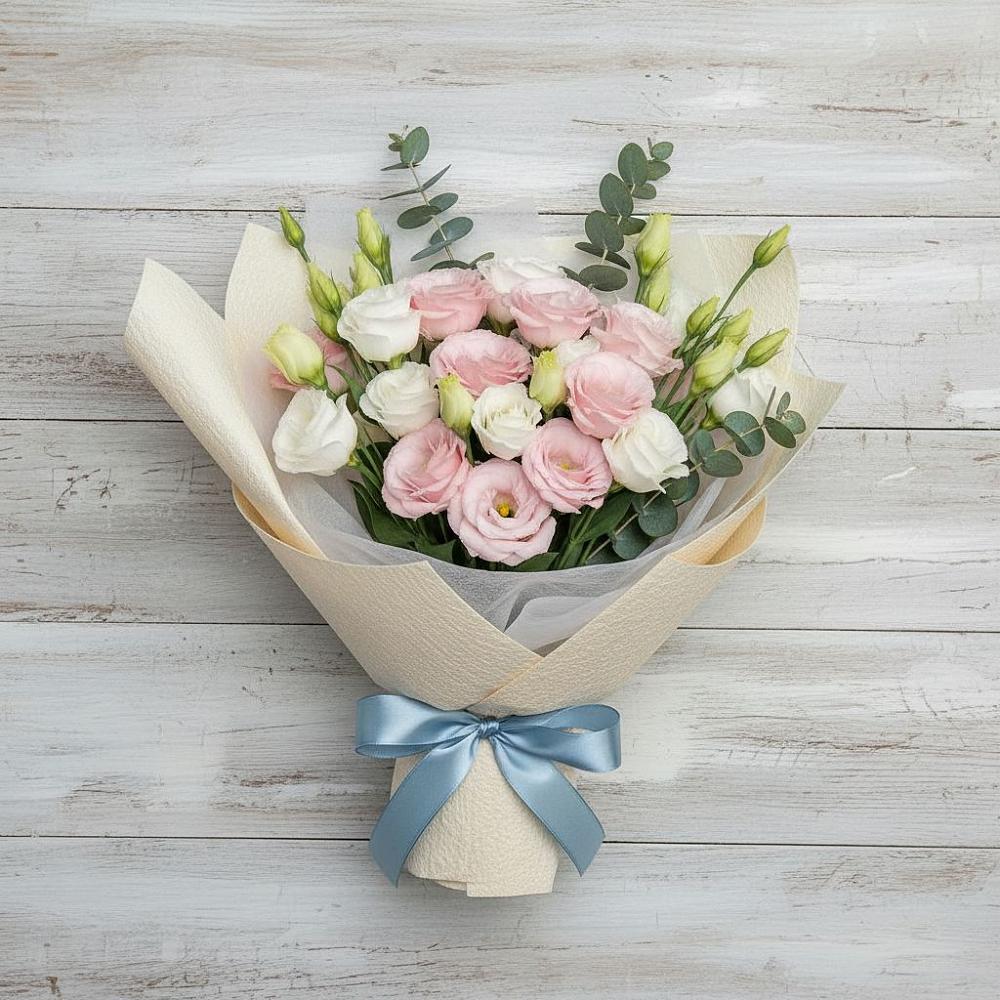 Букет цветов из: Лизиантусы в Заполярном Республики Коми